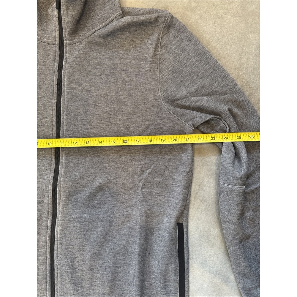 Nike Full-Zip Hoodie Mens Basketball 930561 Gray Black , Size L - Picture 6 of 12